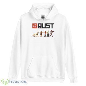 Rust Evolution Battle Royale Game Shirt - Unisex Heavy Blend Hooded Sweatshirt