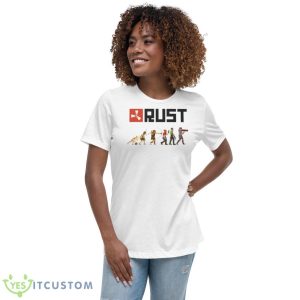 Rust Evolution Battle Royale Game Shirt - Women's Relaxed Short Sleeve Jersey Tee
