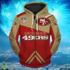 San Francisco 49ers NFL Fans Zip Hoodies Print Full Product Photo 1