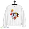 Sanji x Luffy Custom Anime One Piece Chibi T-Shirt Product Photo 1