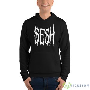 Sesh Drip Down Xavier Wulf Shirt - Unisex Fleece Pullover Hoodie