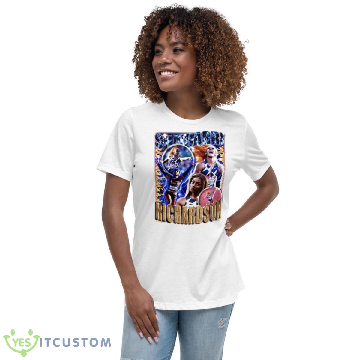 Sha’Carri Richardson Shirt 5 Sha’Carri Richardson Shirt - Women's Relaxed Short Sleeve Jersey Tee