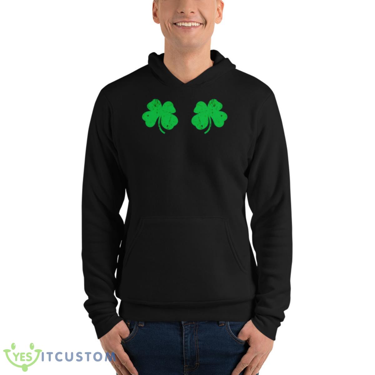 Shamrock Boobs St. Patrick’s Day Shirt 13 Shamrock Boobs St. Patrick’s Day Shirt - Unisex Fleece Pullover Hoodie