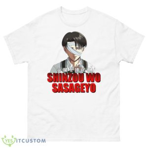 Shinzou Wo Sasageyo Levi Ackerman Shirt - 500 Men’s Classic Tee Gildan