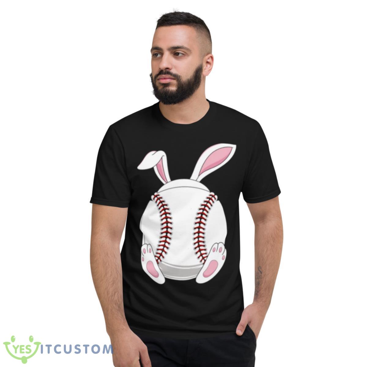 Simple Design Easter Baseball Cute Bunny Happy Easter Ball Shirt 2 Simple Design Easter Baseball Cute Bunny Happy Easter Ball Shirt - Short Sleeve T-Shirt