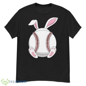Simple Design Easter Baseball Cute Bunny Happy Easter Ball Shirt - G500 Men’s Classic T-Shirt