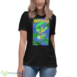 Skate Bird Shirt 11 Skate Bird Shirt - Women's Relaxed Short Sleeve Jersey Tee