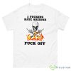 Skull I Fcking Hate Arizona Fck Off Shirt - 500 Men’s Classic Tee Gildan