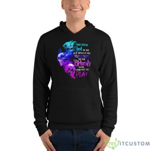 Skull The Good Girl In Me Got Tired Of The Bullshit So The Bitch Shirt - Unisex Fleece Pullover Hoodie