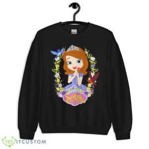 Sofia The First Flower Border Shirt 8 Sofia The First Flower Border Shirt - Unisex Crewneck Sweatshirt