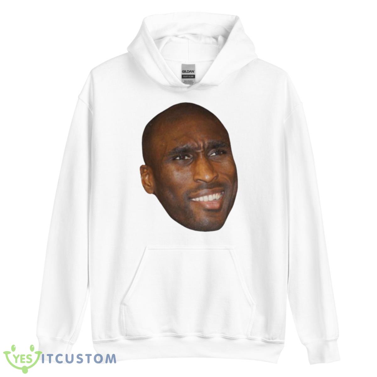 Sol Campbell Face Meme Tottenham Hotspur Shirt 11 Sol Campbell Face Meme Tottenham Hotspur Shirt - Unisex Heavy Blend Hooded Sweatshirt