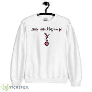 Son South Korean Logo Tottenham Hotspur Shirt - Unisex Heavy Blend Crewneck Sweatshirt