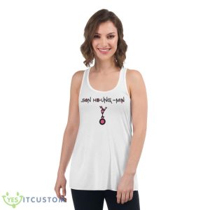 Son South Korean Logo Tottenham Hotspur Shirt 8 Son South Korean Logo Tottenham Hotspur Shirt - Women's Flowy Racerback Tank