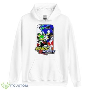 Sonic Riders Ups Shirt 7 Sonic Riders Ups Shirt - Unisex Heavy Blend Hooded Sweatshirt