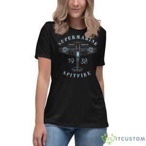 Spitfire Blueprint Us Military Shirt 11 Spitfire Blueprint Us Military Shirt - Women's Relaxed Short Sleeve Jersey Tee
