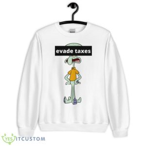 Squidward Evade Taxes Spongebob Shirt - Unisex Heavy Blend Crewneck Sweatshirt