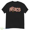 Starry Aries Zodiac Sign Text Shirt - G500 Men’s Classic T-Shirt