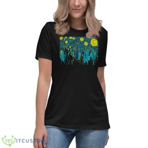 Starry Scream Ghostface Shirt - Women's Relaxed Short Sleeve Jersey Tee