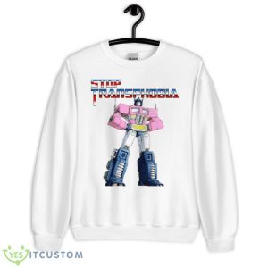 Stop Transphobia Optimus Prime Shirt - Unisex Heavy Blend Crewneck Sweatshirt