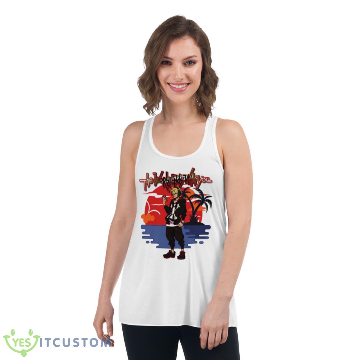 Sunset Design Neo The World Ends With You Beat Shirt 4 Sunset Design Neo The World Ends With You Beat Shirt - Women's Flowy Racerback Tank
