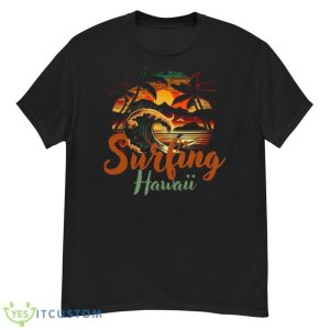 Sunset On The Beach Vintage Hawaii Surfing Label Shirt - G500 Men’s Classic T-Shirt