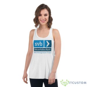 Svb Silicon Valley Bank Risk Management Team Shirt - Women's Flowy Racerback Tank
