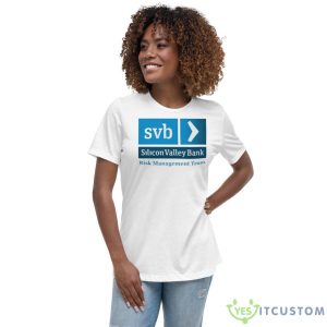 Svb Silicon Valley Bank Risk Management Team Shirt - Women's Relaxed Short Sleeve Jersey Tee