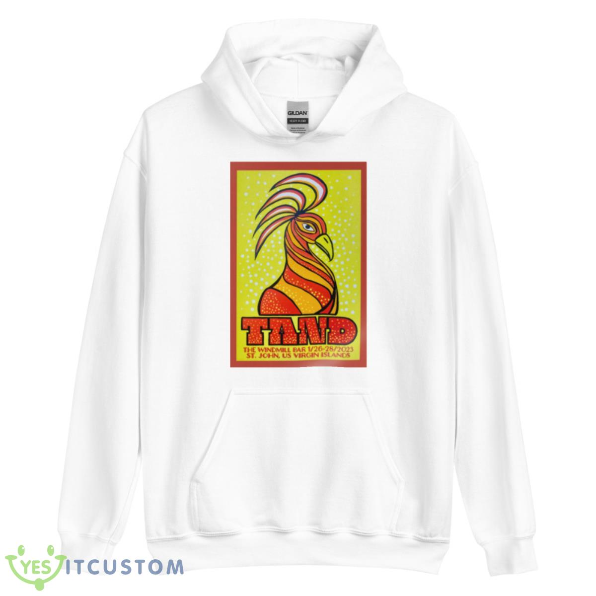 TAND Jan 26 & 28 2023 ST John US Virgin Islands Poster Shirt 3 TAND Jan 26 & 28 2023 ST John US Virgin Islands Poster Shirt - Unisex Heavy Blend Hooded Sweatshirt