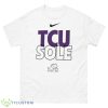 TCU Horned Frogs Nike On Court Bench Shirt - 500 Men’s Classic Tee Gildan