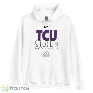 TCU Horned Frogs Nike On Court Bench Shirt 7 TCU Horned Frogs Nike On Court Bench Shirt - Unisex Heavy Blend Hooded Sweatshirt