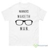 Techno Glasses Kingsman Manners Maketh Man Shirt - 500 Men’s Classic Tee Gildan