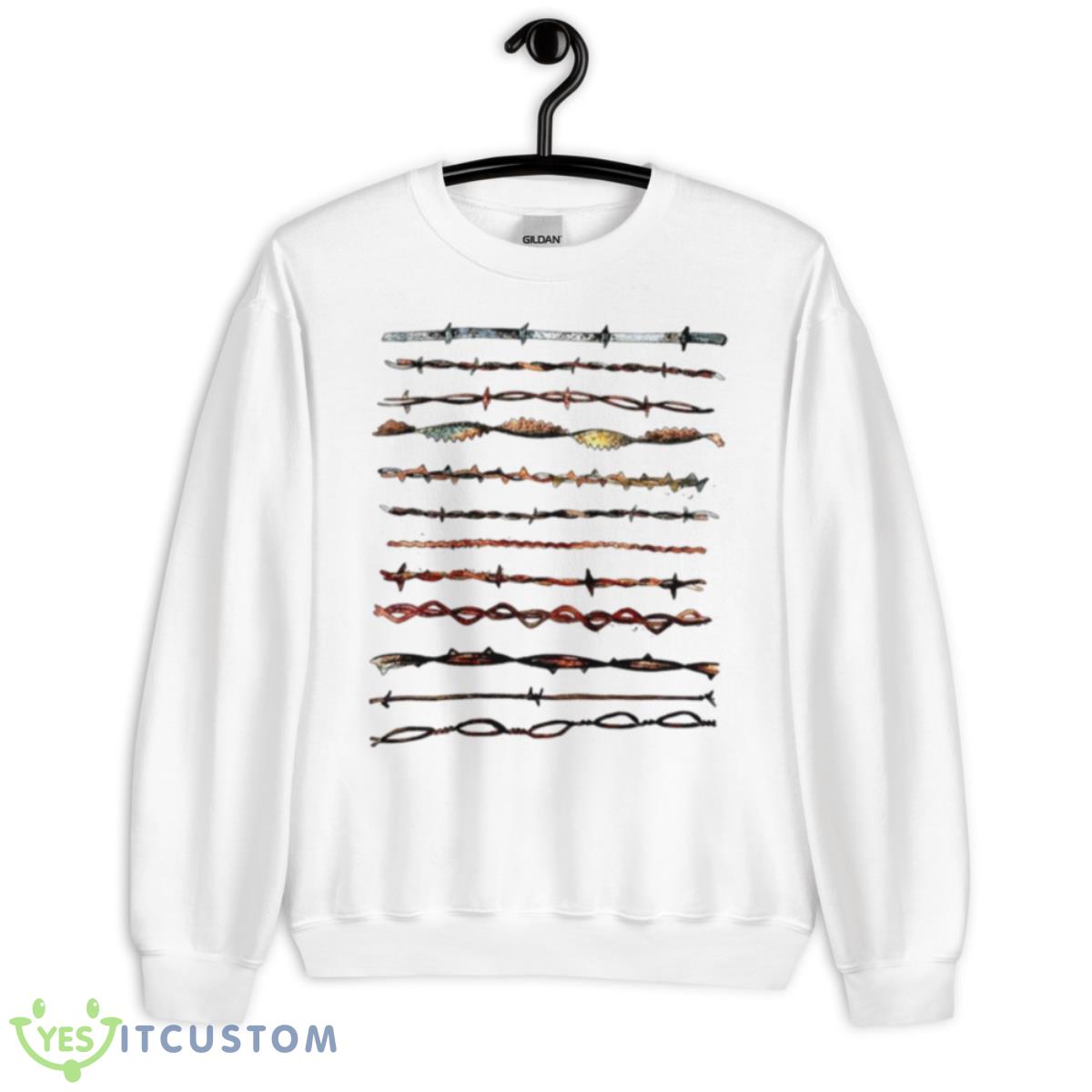 The Barbwire Shirt 2 The Barbwire Shirt - Unisex Heavy Blend Crewneck Sweatshirt