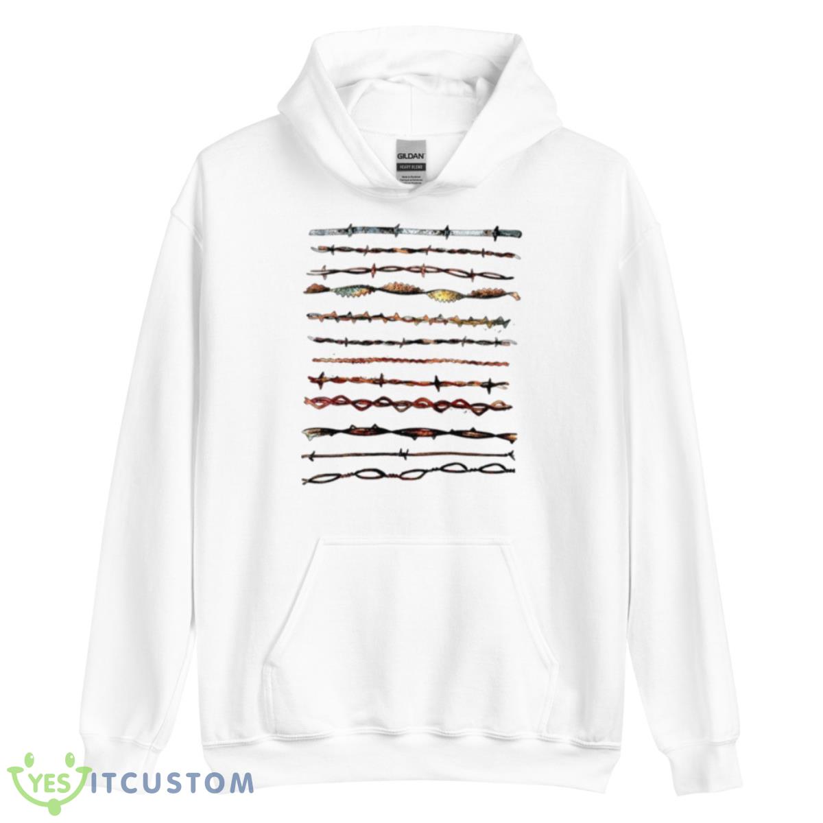 The Barbwire Shirt 3 The Barbwire Shirt - Unisex Heavy Blend Hooded Sweatshirt