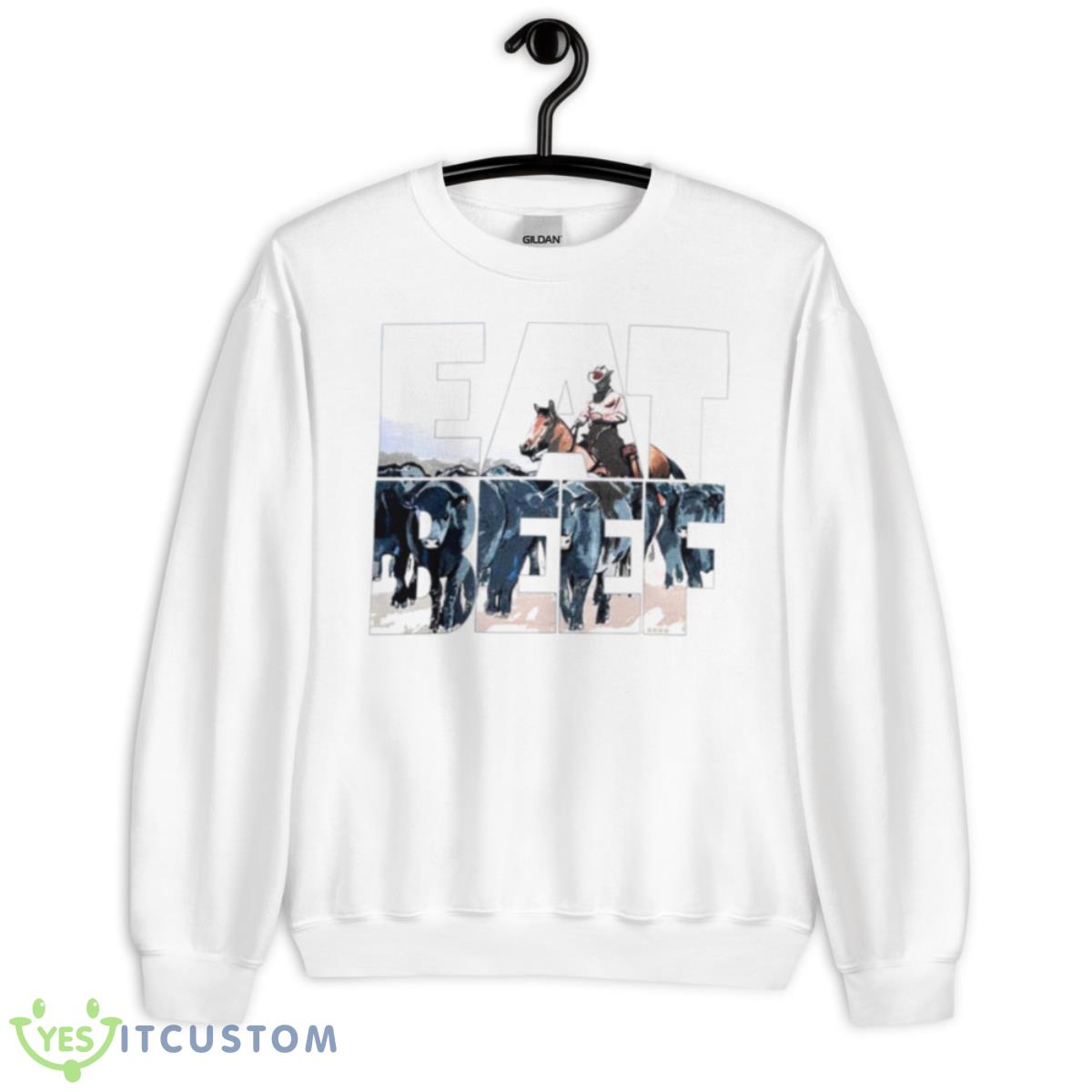 The Beef Cowboy Shirt 2 The Beef Cowboy Shirt - Unisex Heavy Blend Crewneck Sweatshirt