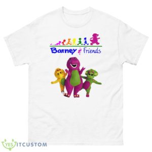 The Evolition Of Barney The Dinosaur And Friends Shirt - 500 Men’s Classic Tee Gildan