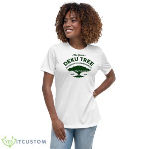 The Great Deku Tree The Legend Of Zelda Shirt 9 The Great Deku Tree The Legend Of Zelda Shirt - Women's Relaxed Short Sleeve Jersey Tee