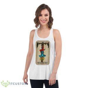 The Hanged Man Tarot Shirt - Women's Flowy Racerback Tank