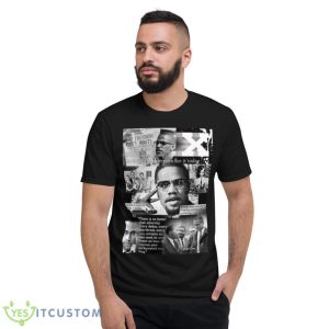 The History Of Legend Malcom X Shirt - Short Sleeve T-Shirt