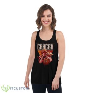 The Knight Cancer Zodiac Sign Shirt - Women's Flowy Racerback Tank