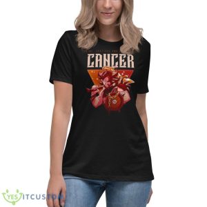 The Knight Cancer Zodiac Sign Shirt - Women's Relaxed Short Sleeve Jersey Tee