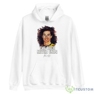 The Race Never Ends Primoz Roglic Shirt - Unisex Heavy Blend Hooded Sweatshirt