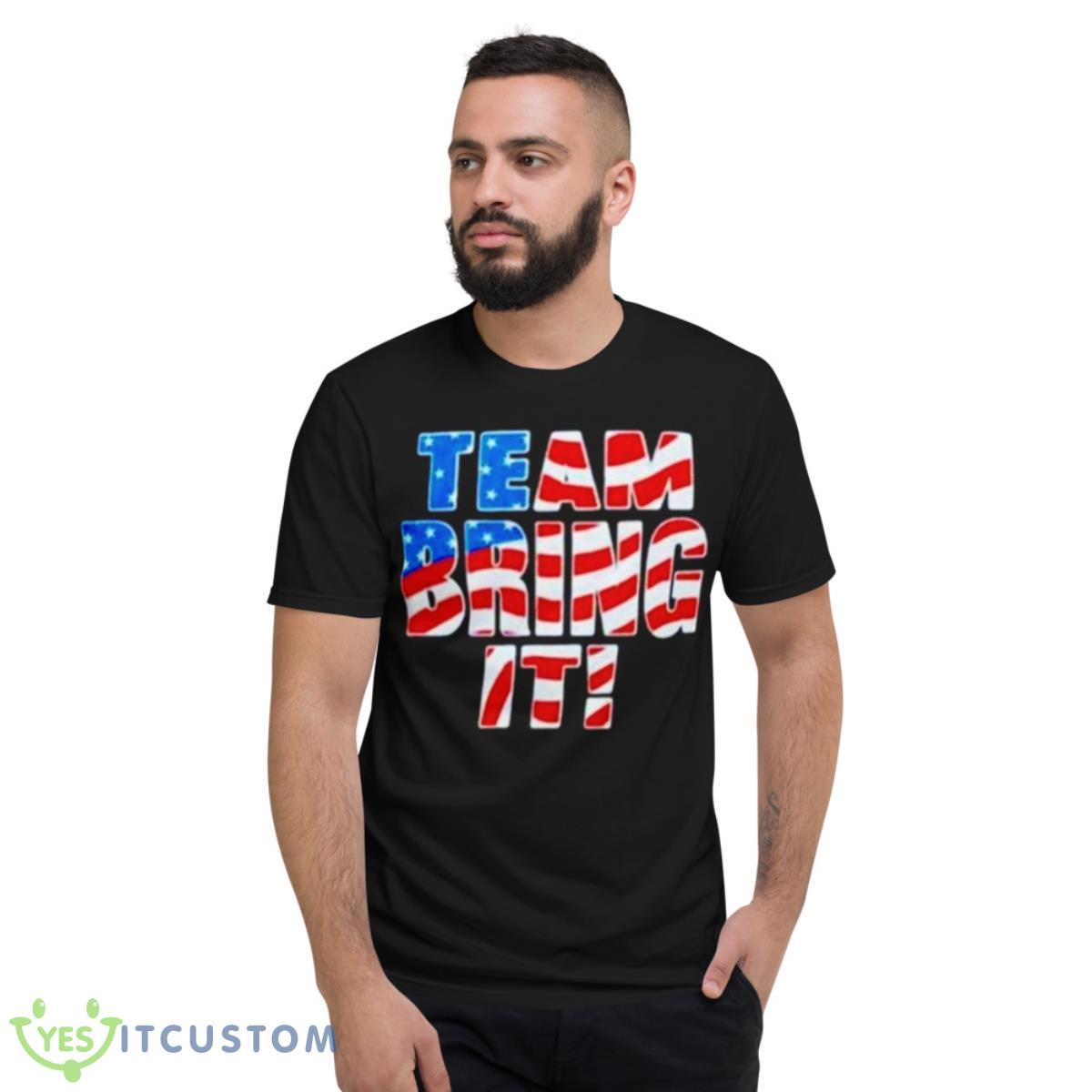 The Rock Team Bring It Stars And Stripes Shirt 2 The Rock Team Bring It Stars And Stripes Shirt - Short Sleeve T-Shirt
