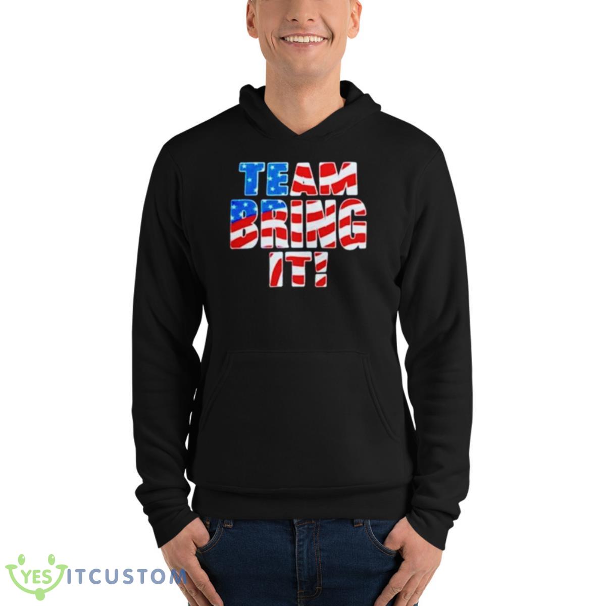 The Rock Team Bring It Stars And Stripes Shirt 4 The Rock Team Bring It Stars And Stripes Shirt - Unisex Fleece Pullover Hoodie