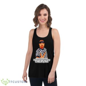 The Rule Referee Rob Buster Cartoon Shirt 10 The Rule Referee Rob Buster Cartoon Shirt - Women's Flowy Racerback Tank