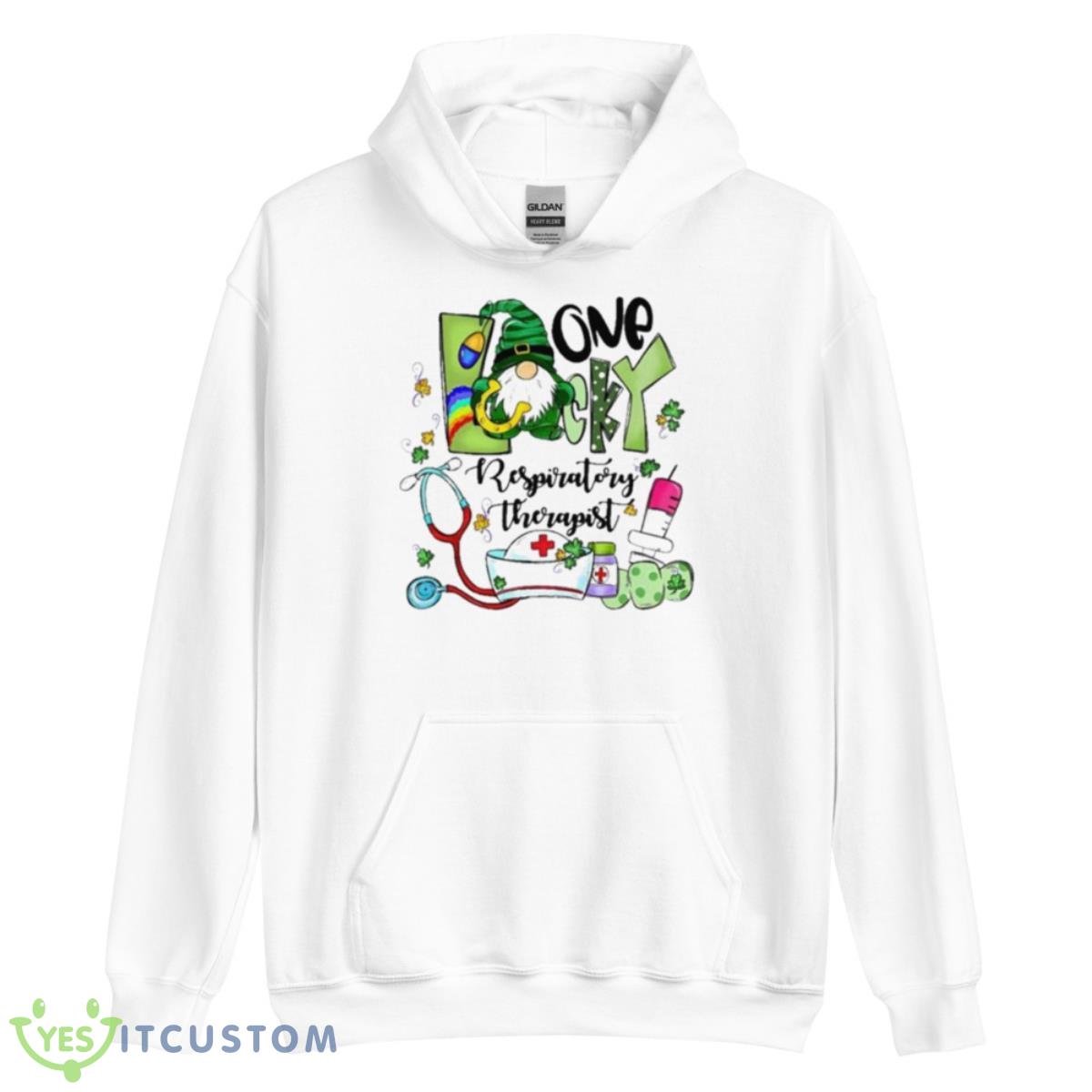 The St Patrick Day One Lucky Righteous Therapist Shirt 3 The St Patrick Day One Lucky Righteous Therapist Shirt - Unisex Heavy Blend Hooded Sweatshirt