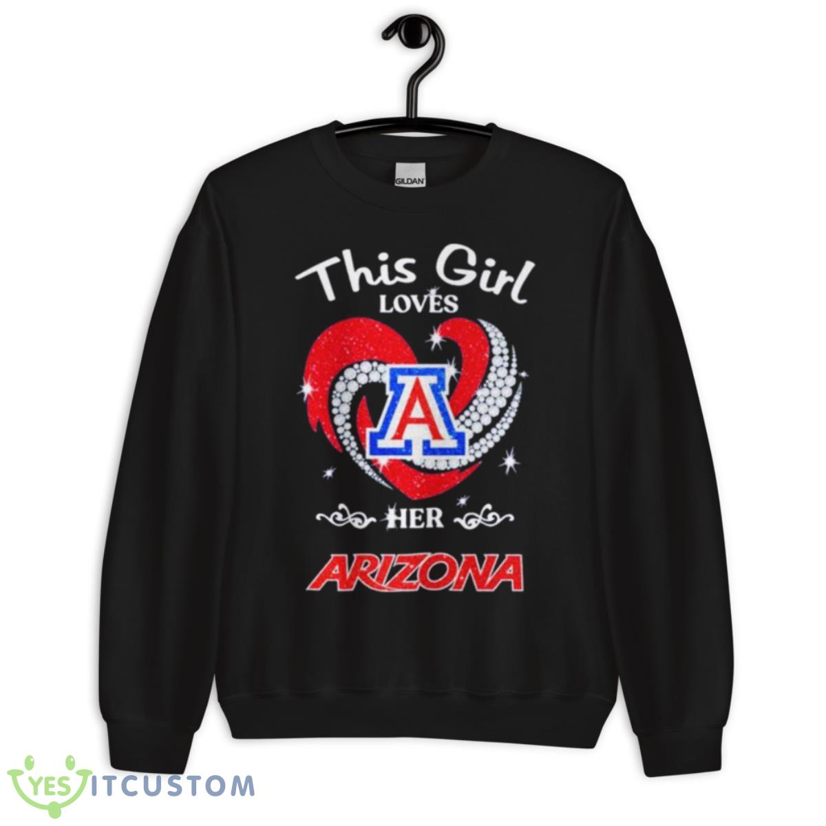 This Is Love Her Arizona Wildcats Hearts 2023 Shirt 3 This Is Love Her Arizona Wildcats Hearts 2023 Shirt - Unisex Crewneck Sweatshirt