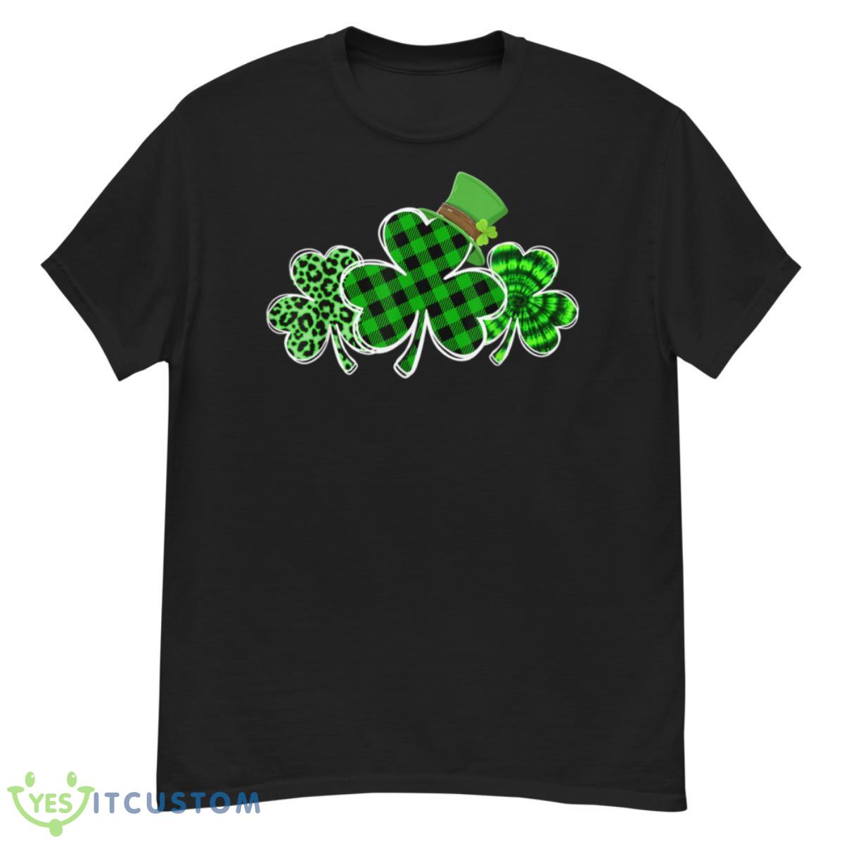 Three Leopard And Plaid Shamrocks St Patricks Day Women Girl Shirt 12 Three Leopard And Plaid Shamrocks St Patricks Day Women Girl Shirt - G500 Men’s Classic T-Shirt