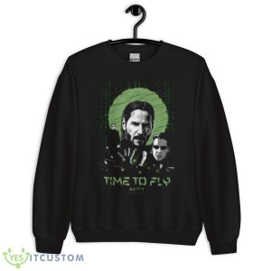 Time To Fly The Matrix Vintage Shirt - Unisex Crewneck Sweatshirt