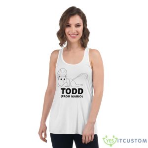 Todd From Mario Shirt - Women's Flowy Racerback Tank