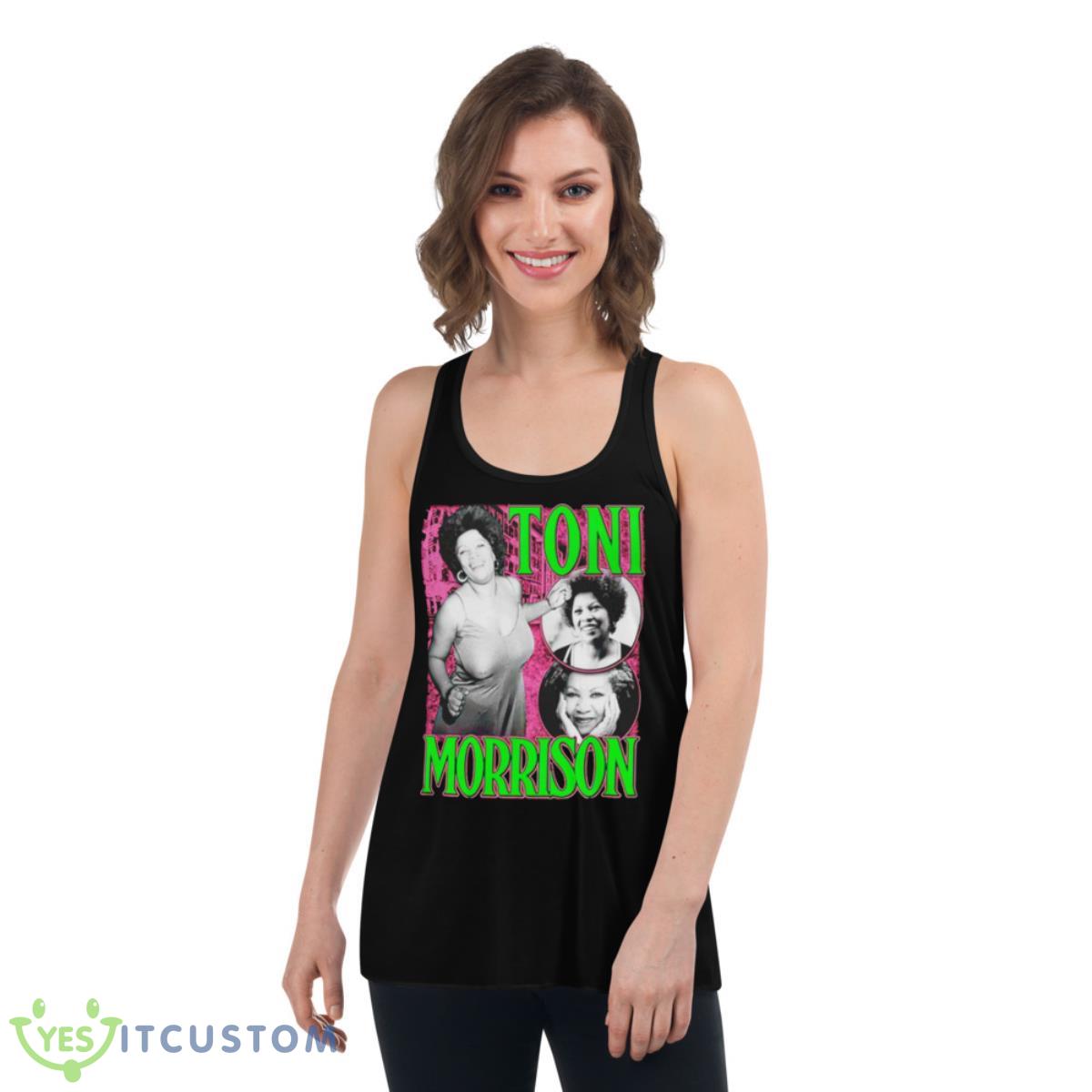 Toni Morrison Vibe Shirt 5 Toni Morrison Vibe Shirt - Women's Flowy Racerback Tank